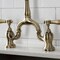 Kingston Brass Bridge Kitchen Faucet with Brass Sprayer, Antique Brass KS7753BALBS - alternate 3